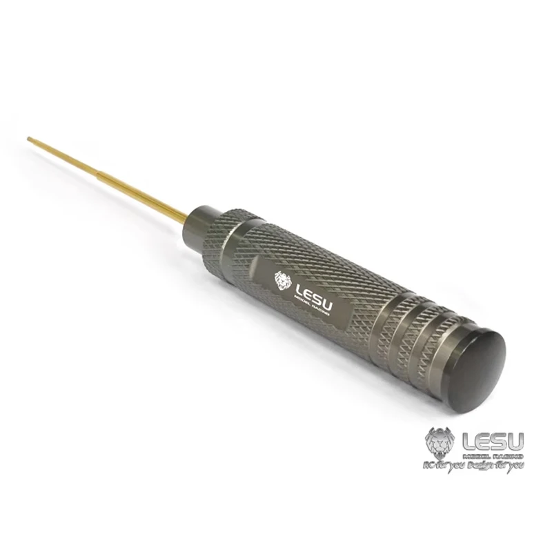 LESU 1,5-mm-Sechskant-Schraubendrehergriff, abnehmbares Metallwerkzeug, universell für RC-Modelle von Tamiya LKW, Bagger, Lader – Detail 6
