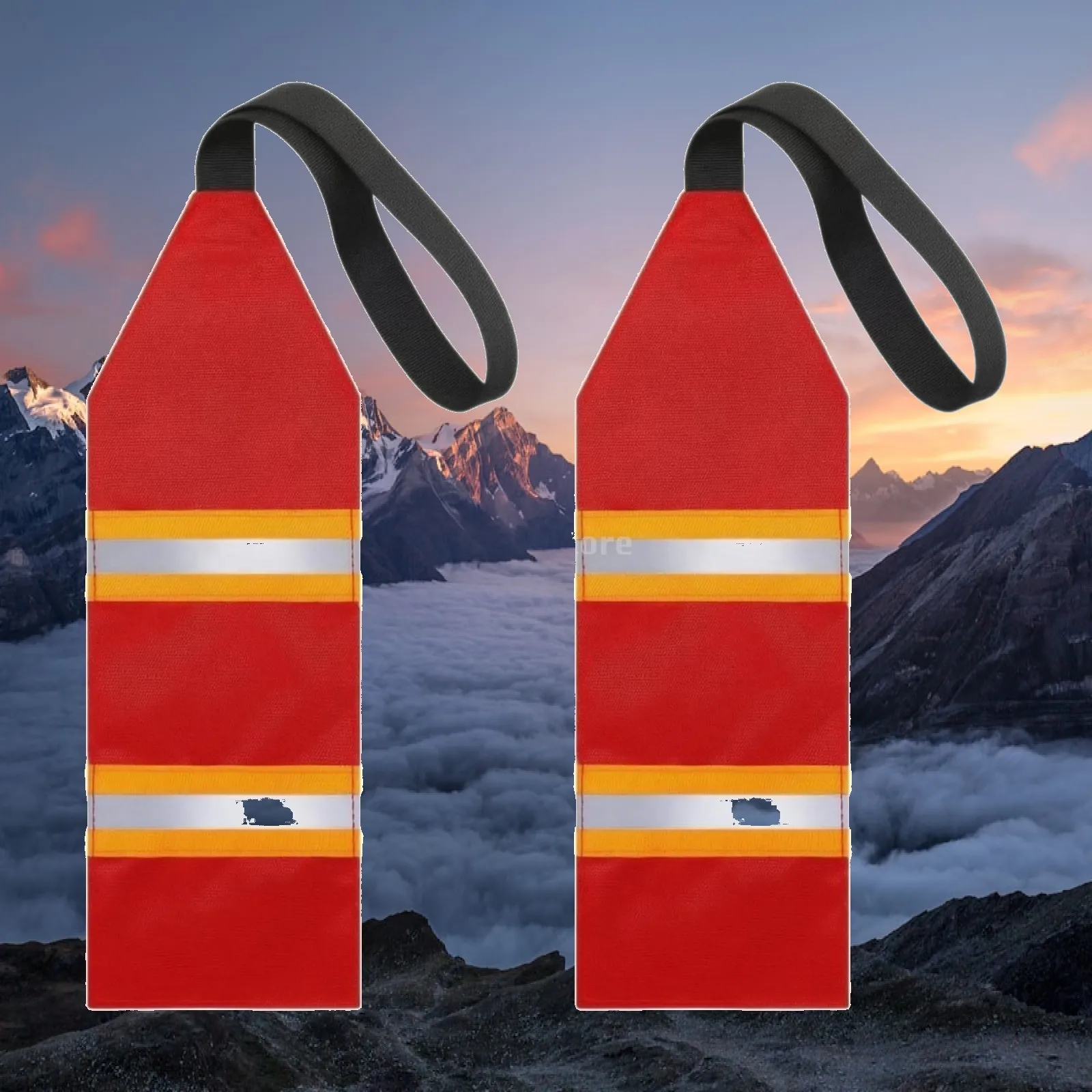 Hanging Marker Flag Strap Material Straps Reflective Flag Reinforced Stitching