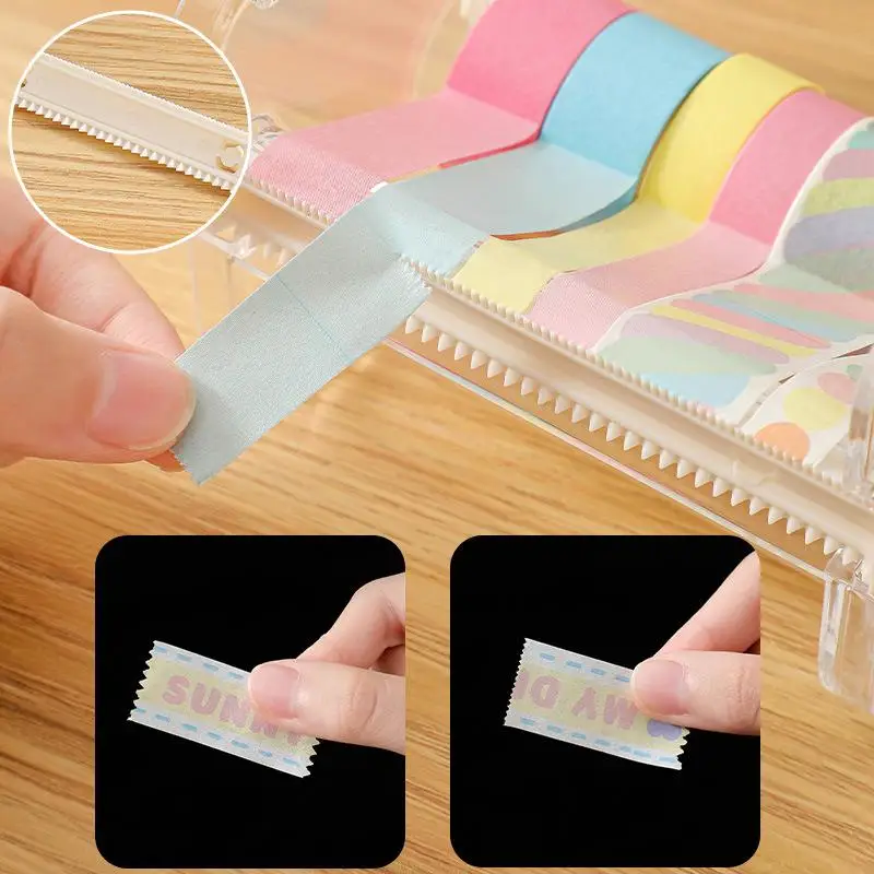 Kreative Band Cutter Set Band Werkzeug Transparent Band Halter Band Dispenser Schule Liefert Büro Schreibwaren Für Studenten