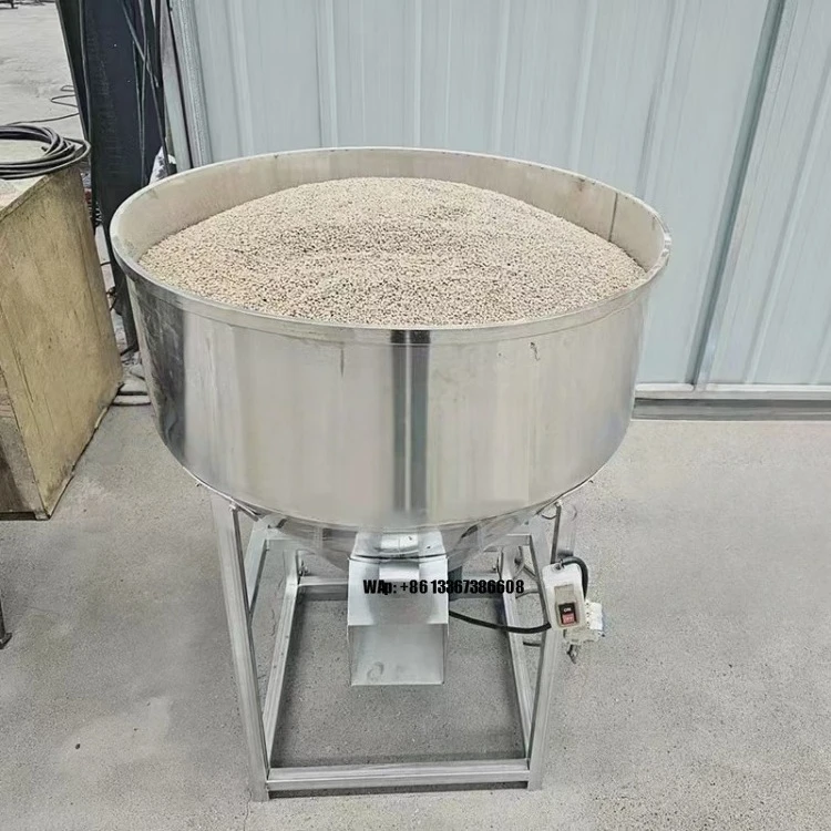Stainless steel feed mixer, feed mixer, 200 kg for animals, suitable for small production lines