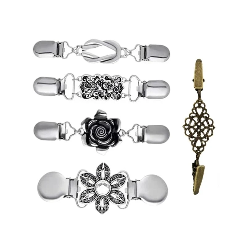 Clip a scialle retrò clpsp fissate elaborate fiore per donne ragazze y166