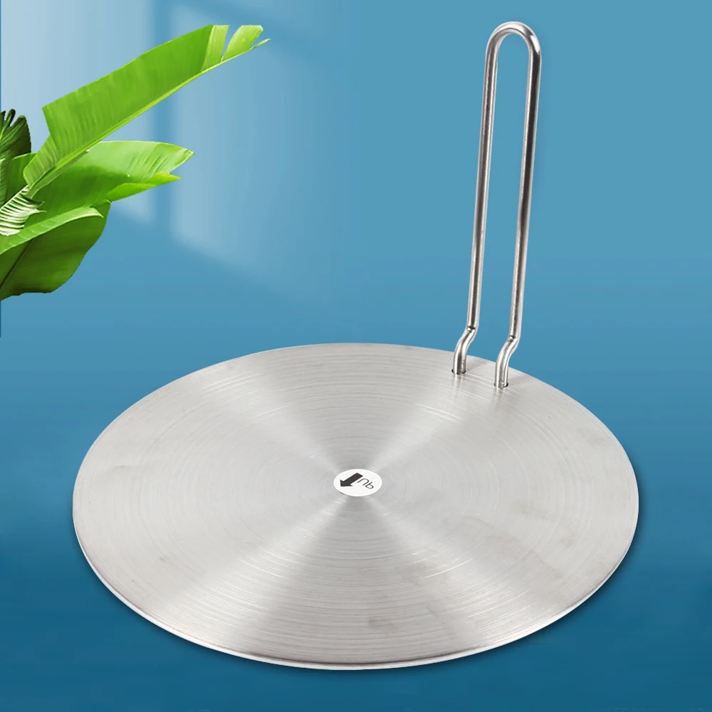 Heat Diffuser Plate Stainless Steel Universal Adapter Plate for Induction Hob Induction Adapter 24cm