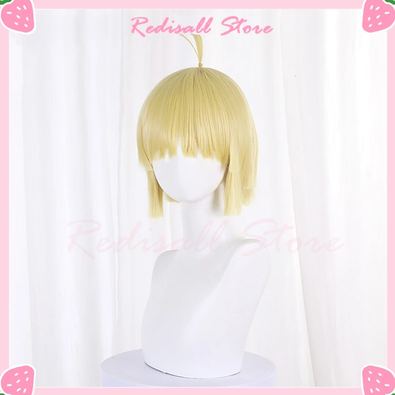 Jigokuraku Fuchi Yamada Asaemon Cosplay Wig Golden Short Hair Anime Headwear Free Wig Cap