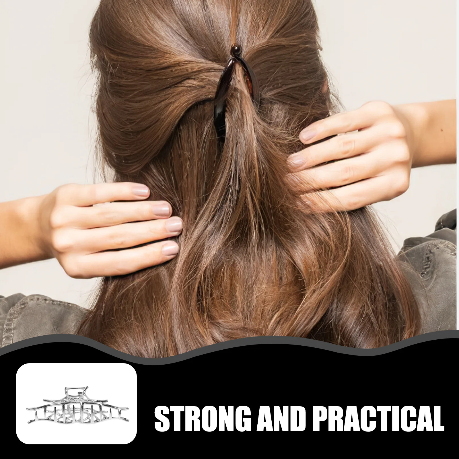 

Декоративная заколка для волос в виде паутины, металлический материал, женский аксессуар, прочный, безопасный, уникальный шик, подходит для различных типов волос