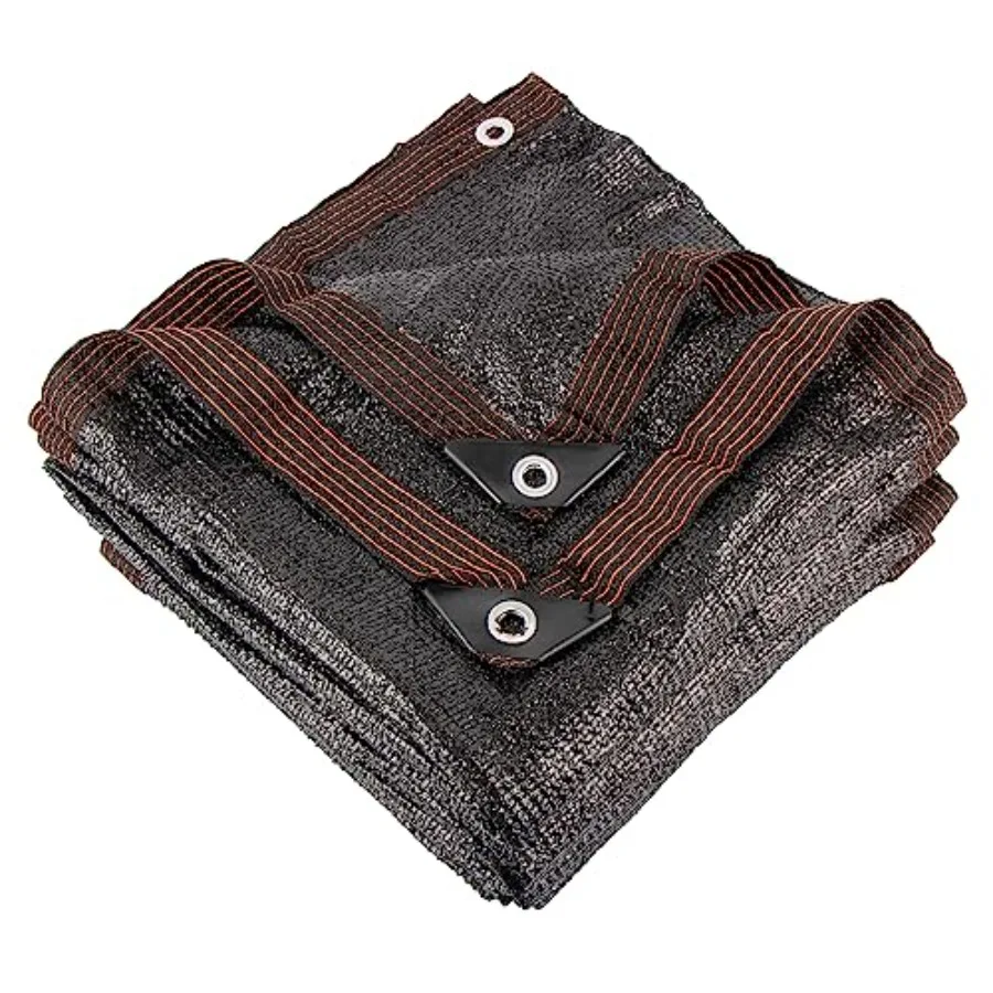 

70% 20 X 30 футов lack Sade Clot Outdoor Sunlock Sade Clot с люверсами Durale Sun Sade Netting Sading Antifreezing for Patio Gard