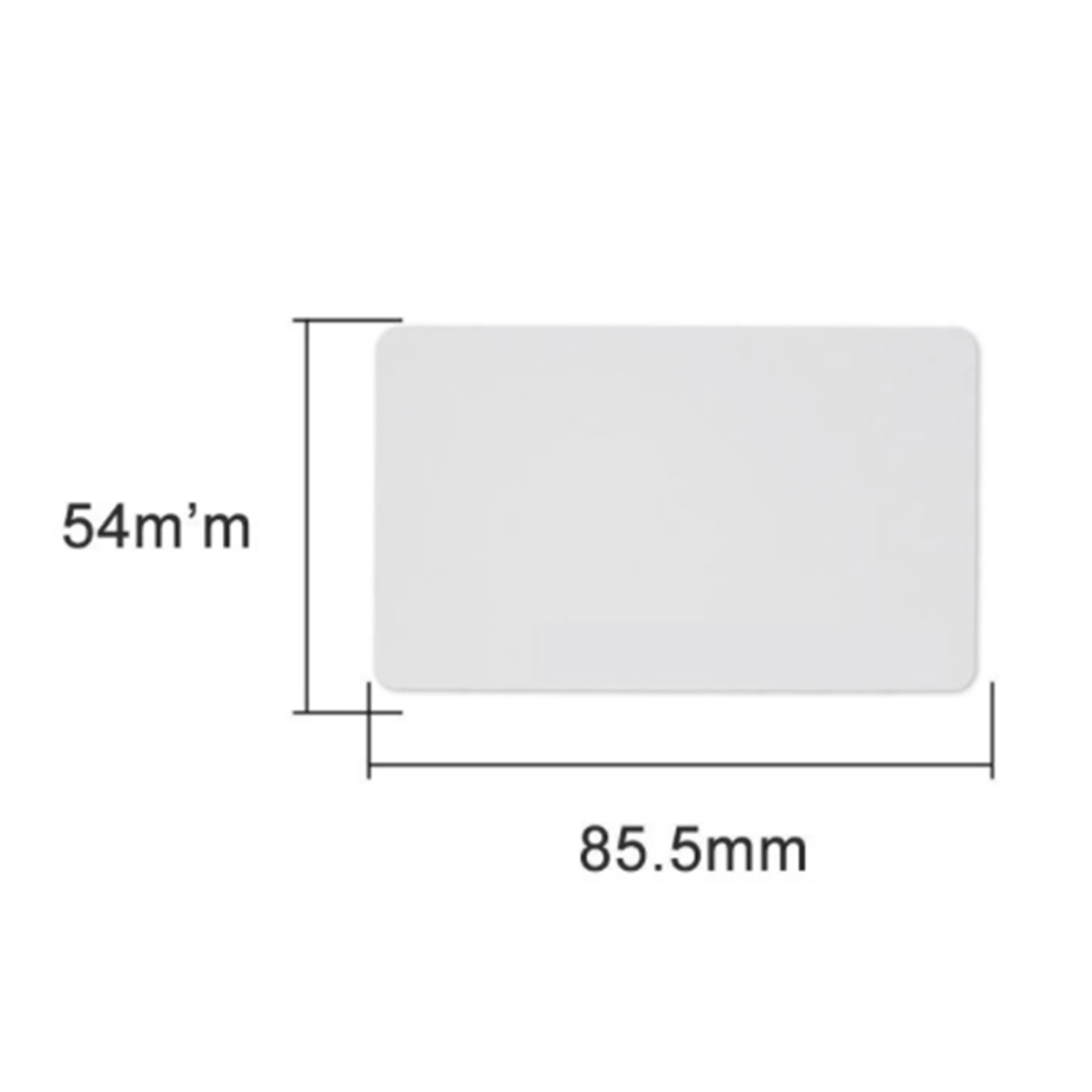 ABZZ-20PCS RFID Nfcsmart Chip Badge Clone 0 Sector Writable Tag UID Access Control Thin Card 13.56Mhz Rewritable Copy Key