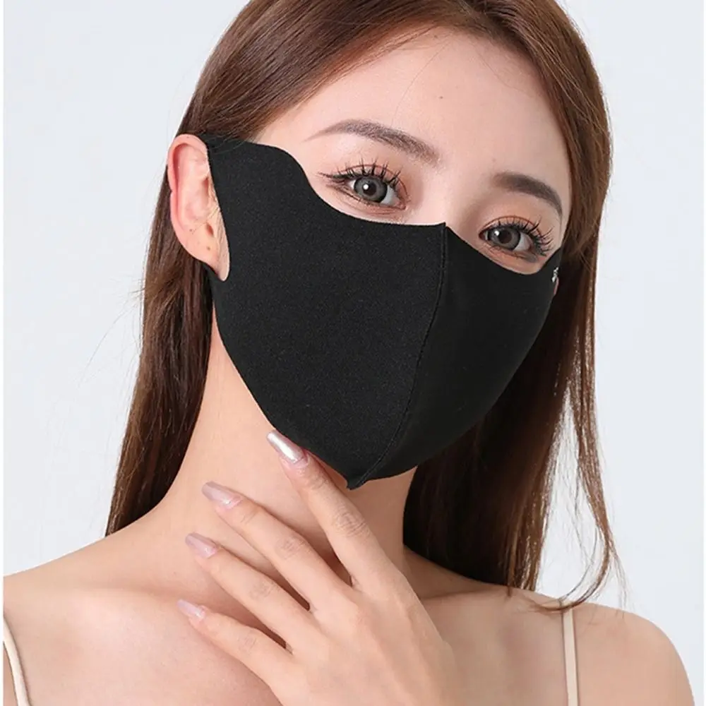 

Thin Sunscreen Face Scarf Ice Silk Mask Summer Solid Color Face Cover Face Scarves Eye Protection Face Gini Mask Golf