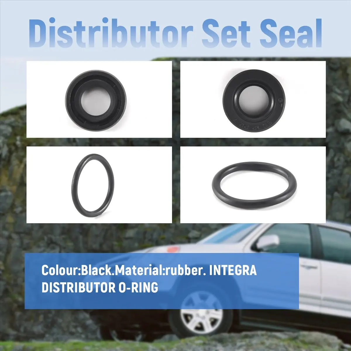 #24D (Black)Distributor Set Seal & O-Ring for Honda Integra Civic CR-V Accord,Automotive Parts & Accessories