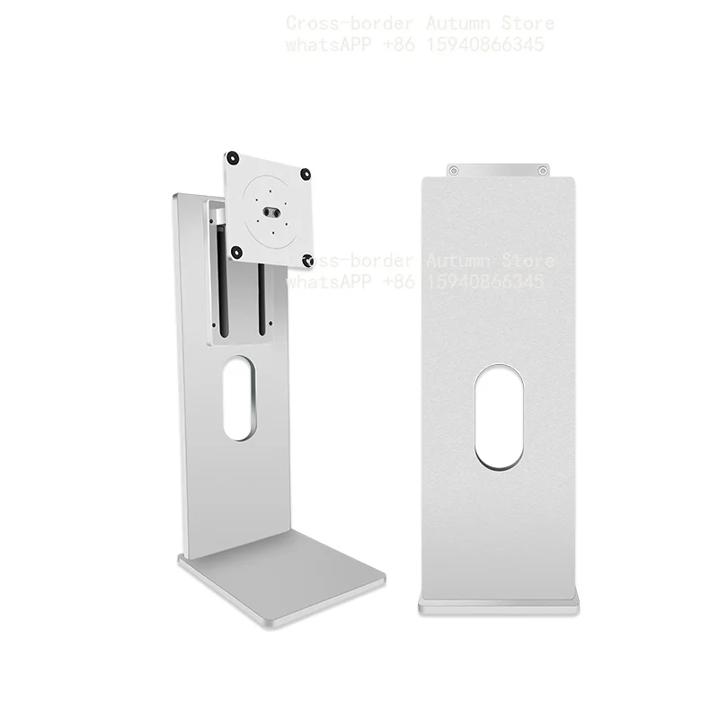 aluminum alloy silver rotating lifting monitor 27/32/34 inch bracket computer screen hole 100