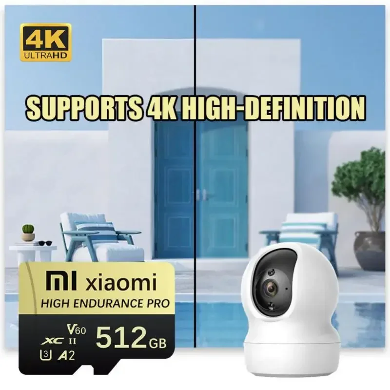 Original Mijia Xiaomi SD Card Class 10 Micro TF Flash Card 1TB 2TB Red & Black Memory Card 128 256GB for Mobile Phone PC Speaker