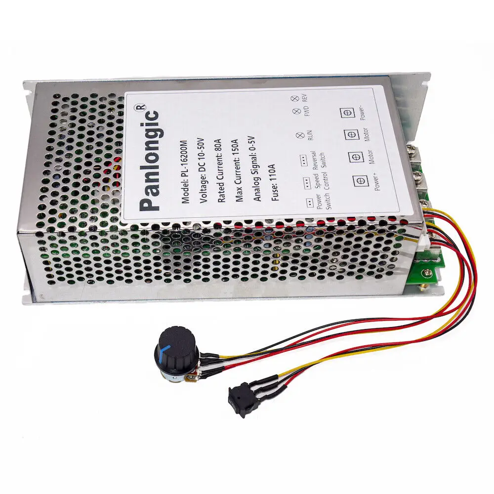 10-50V 150A 7500W Programable Reversible DC Motor Speed Controller PWM Control 12V 24V 36V 48V Soft Start Forward Reverse Switch