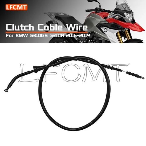 Imagen 1 del producto Cable de embrague de acero inoxidable para motocicleta, línea de Cable compatible con BMW G310GS G310R G310 GS R 2016 2017 2018 2019