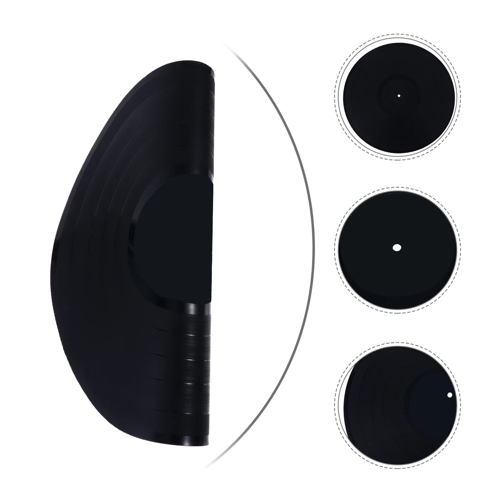 

1Pcs Retro Vinyl Record Pad Silicone Heat Resistant Placemat Anti Slip Coasters Table Decoration Silicone Coasters