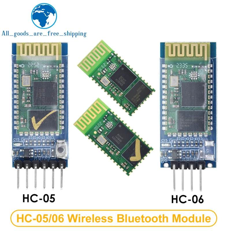 TZT HC-05 HC-06 RF Wireless Bluetooth Transceiver Slave Module HC05 / HC06 RS232 / TTL to UART Converter and Adapter For Arduino