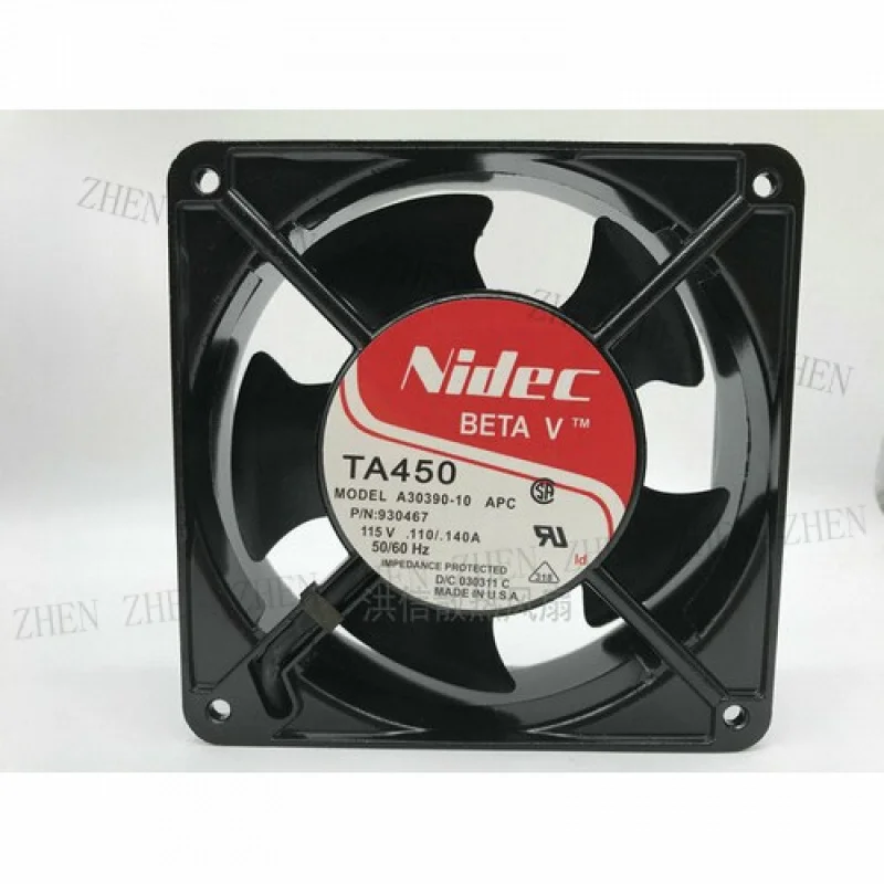 

Y 1pcs FOR Nidec TA450 A30390-10 12038 115V 0.11/0.14A 120*38MM 12cm cooling fan