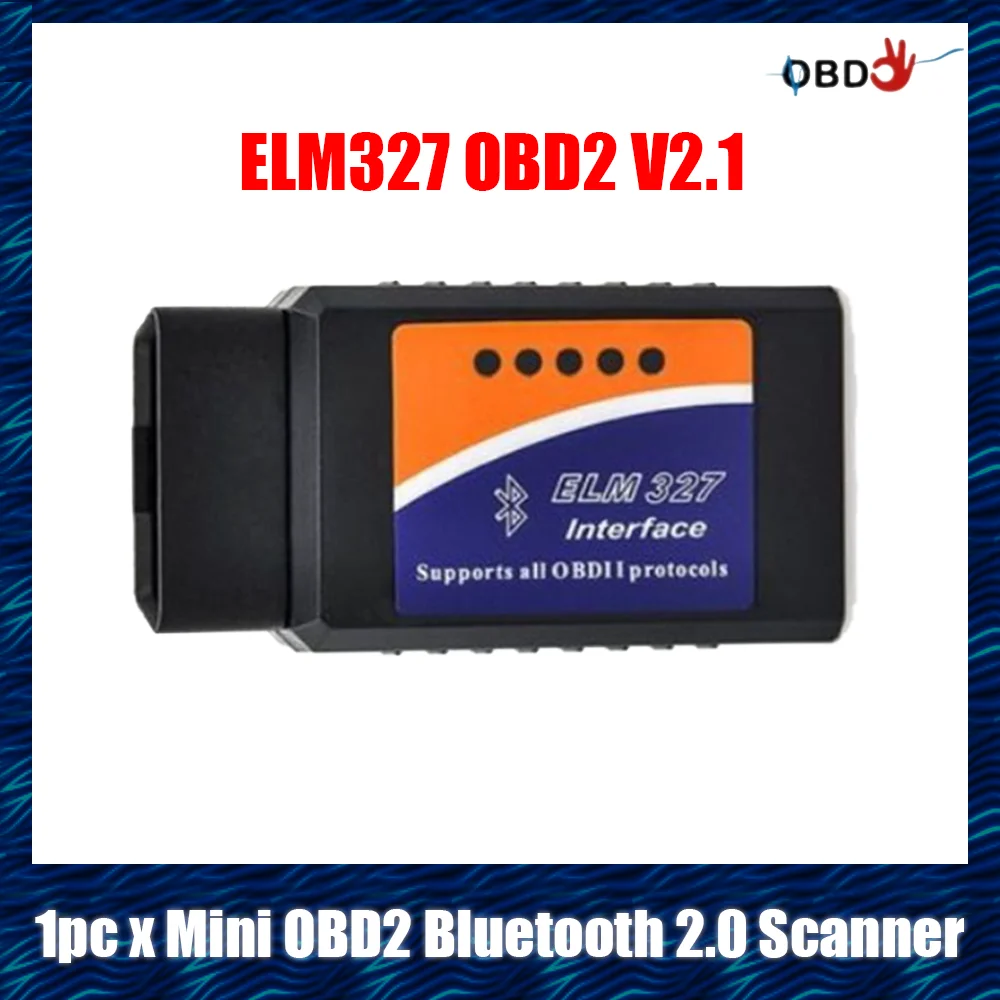 

New Mini Blue-tooth ELM327 OBD2 V2.1 Automotive Diagnostic Scanner Tool for Vehicle Fault Detection Support Android and Windows