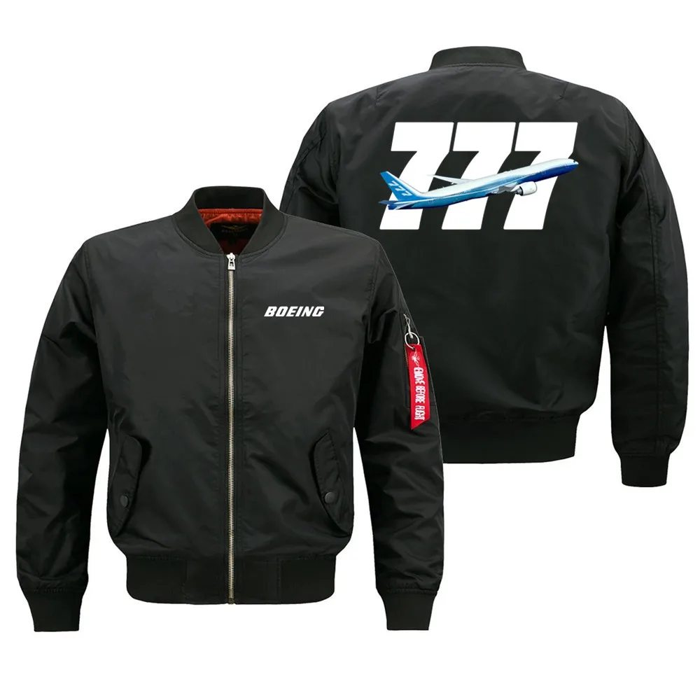 

New Super Boeing 777 Flight Aviation Pilots Men Ma1 Bomber Jacket Windproof Military Outdoor Baseball Coats