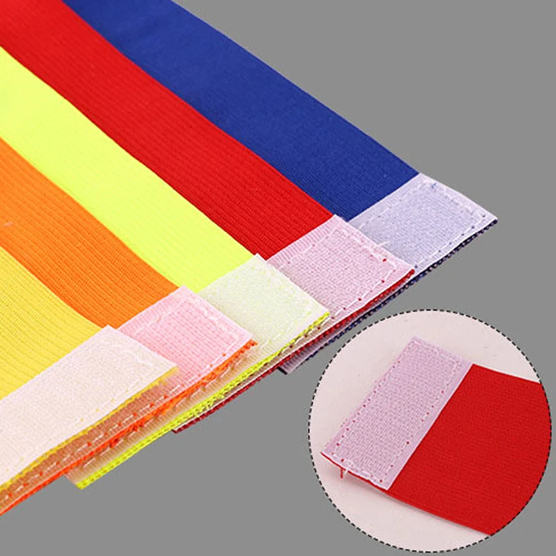 

【ST】2023 High Quality Colorful Anti-off Professional Football Soccer Captain Armband Player Arm Band Adjustable Armband