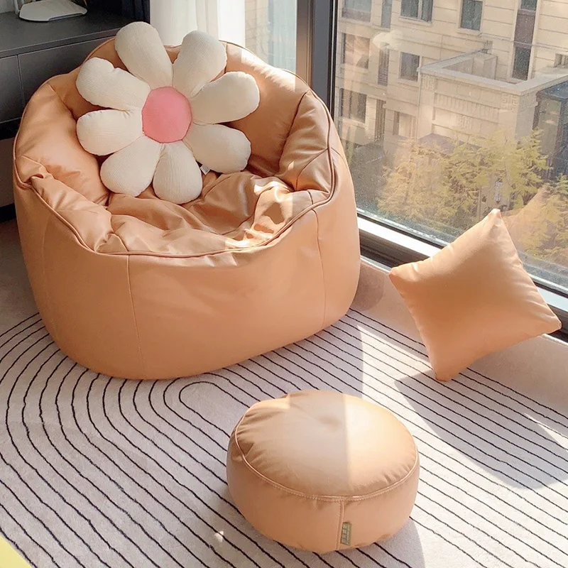 

Soft Designer Large Sofa Washable Cute Nordic Comfy Adults Children Bean Bag Lounge Relaxchair Canape Salon Furniture Home