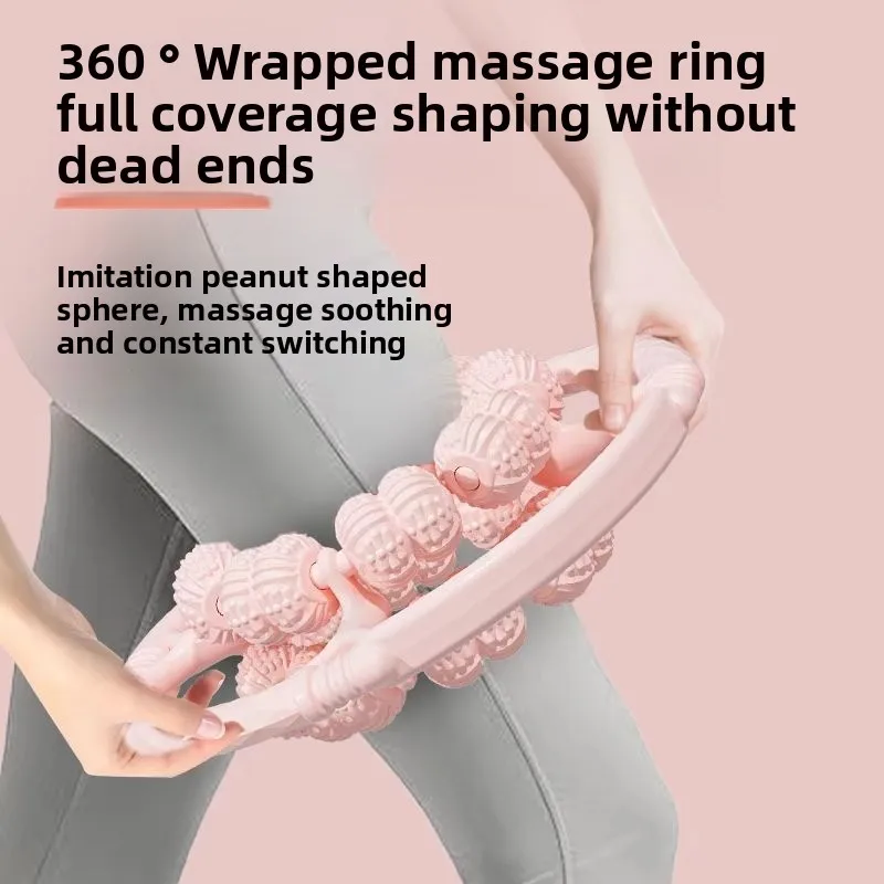 32-wiel ronde stimulator rolklemmen benen voor massage, ontstopt meridianen, ontspant beenspieren