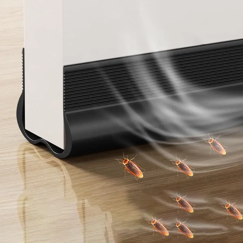 شريط عزل سفلي مرن لمنع الرياح والغبار، شريط عازل لشفط الباب، عزل الصوت لدرز الباب