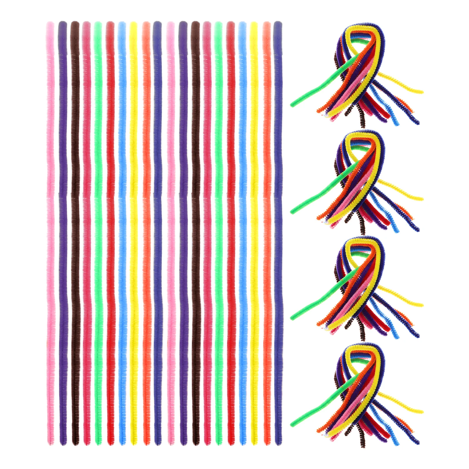 

300 Pcs Pipe Cleaner Extra Long Cleaners Crafting Holiday Multi-color Detergent