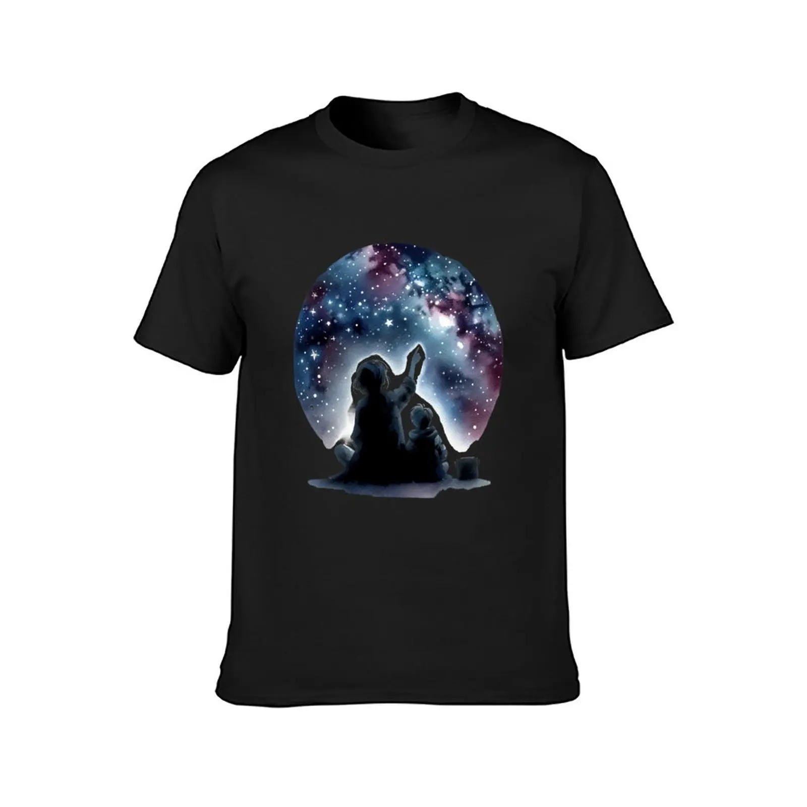 Searching for the milky way T-Shirt kawaii clothes plus sizes plus size tops mens graphic t-shirts hip hop