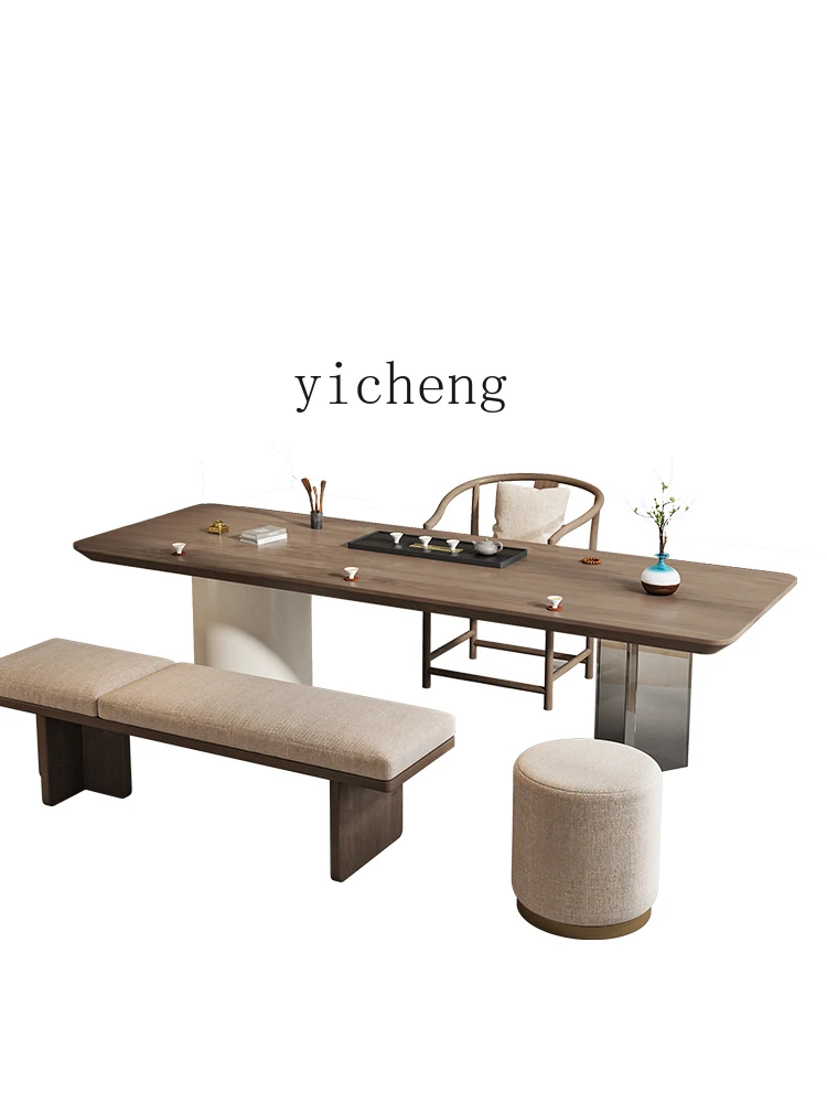 Zws Wind Log Bubble Tea Table Chair Combination Tea Table Tea Table