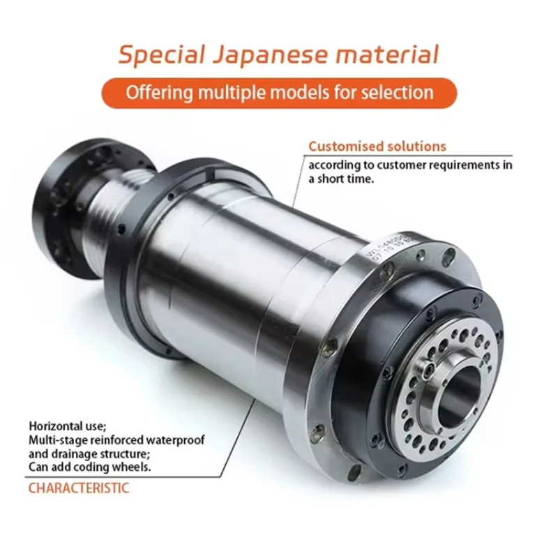 Hot Selling Max Speed A2-11 2800rpm Belt Drive Spindle Belt Mechanical Precision Spindle For Milling