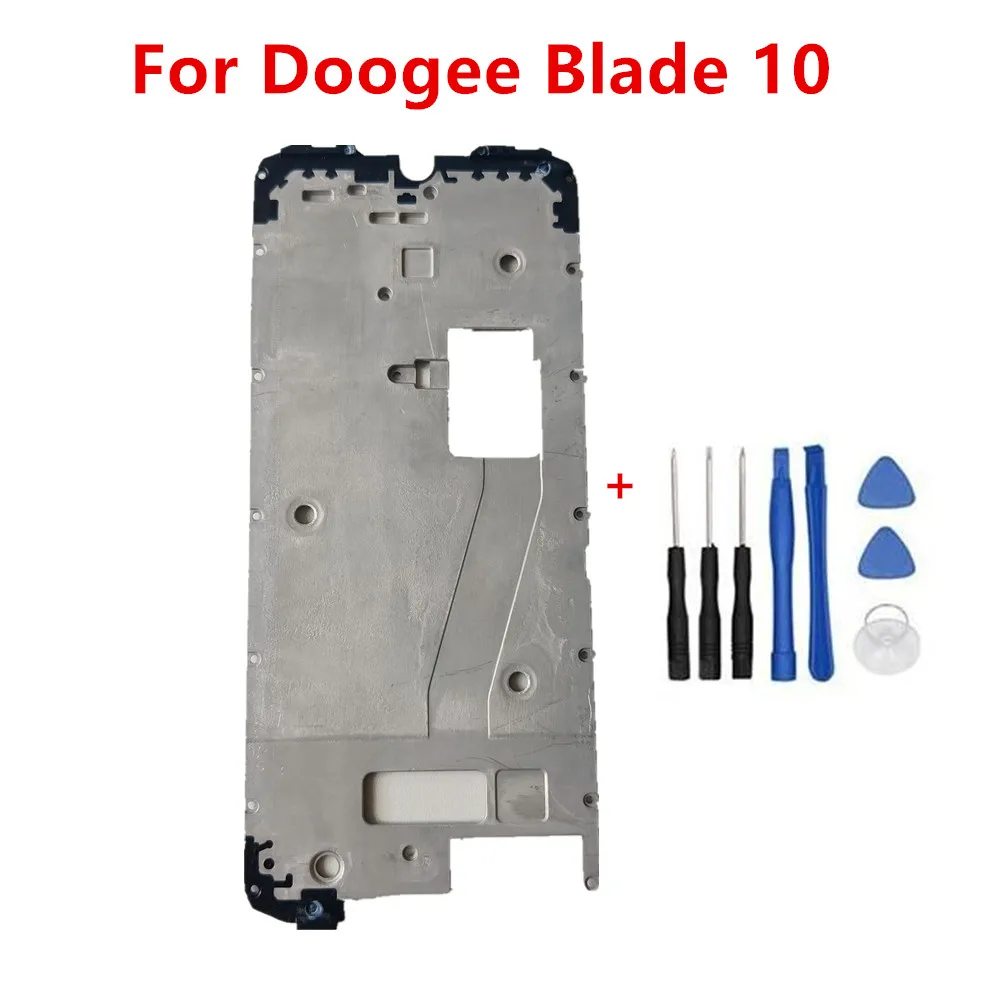 Repair Tools+New Original For DOOGEE Blade 10 6.56inch Cell Phone Front Middle Frame Housings Parts Support Durable Case