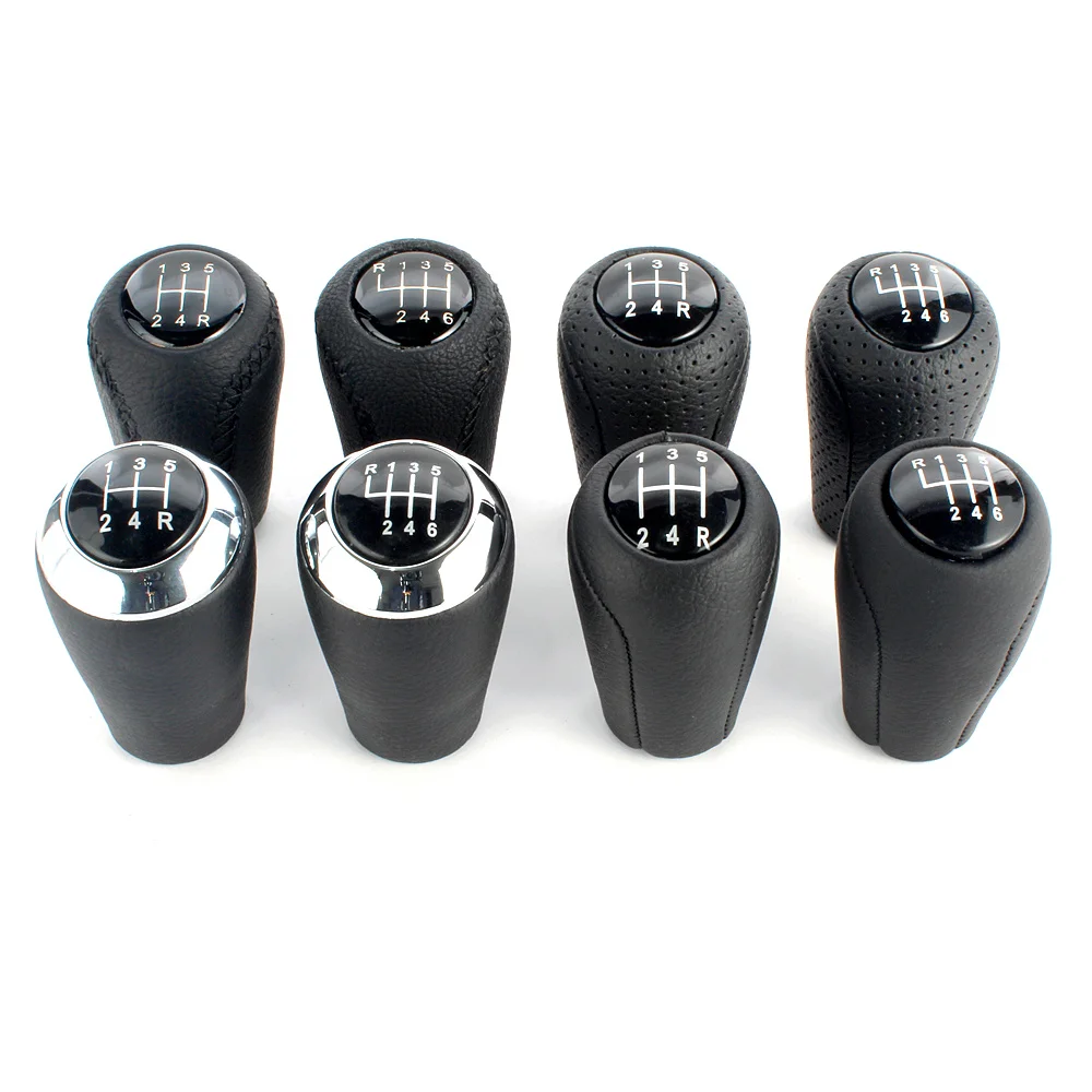 5 / 6 Speed PU Leather Gear Shift Stick Knob For MAZDA 3 BK BL 2006 2007 2008 2009 2010 2011 2012 Car-styling