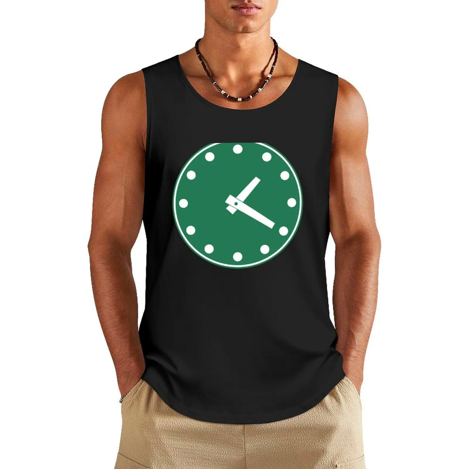 Wrigley Field Game Clock Tank Top Men's sports t-shirt Men's summer vest sports vest T-shirt man