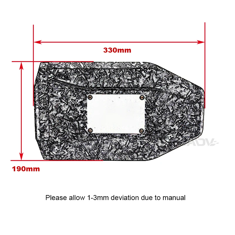 Per BMW R1250GS LC R1250 GS ADV R1200GS R 1200 GS Adventure GSA 2014-2023 2022 Moto Decorativa 4.2 Litri Cassetta degli attrezzi