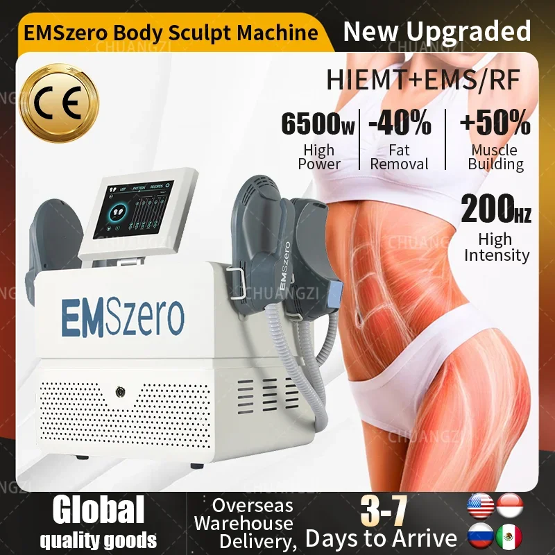 

Portable Emszero Neo 14 Tesla 6500W Slimming Machine Hiemt Nova Body Sculpture EMS Pelvic Muscle Stimulator for beauty salon