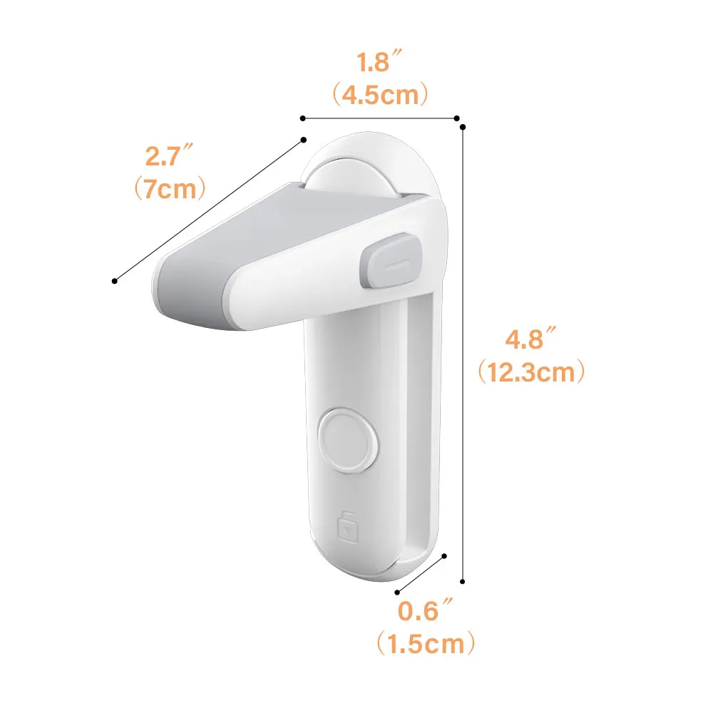 SAFELON 2 Pack dźwignia drzwi zamki do zabezpieczenia przed dziećmi i Petproof, blokady klamki drzwiowej dla małych dzieci, blokady bezpieczeństwa dla dzieci dla małych dzieci