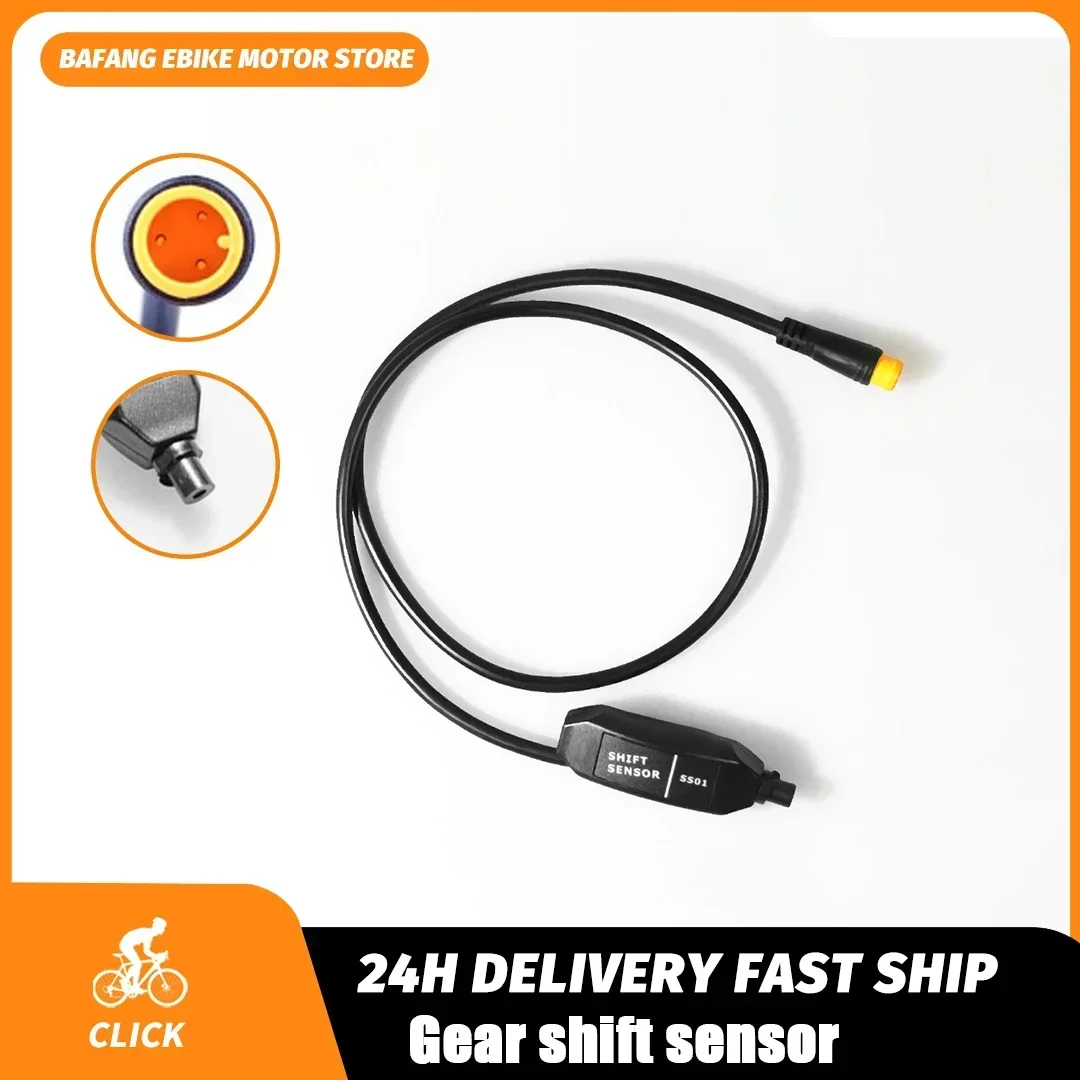 

Датчик переключения передач Bafang для BBS01 BBS02 BBS02B BBSHD, двигатель среднего привода, аксессуар для электронного велосипеда, удлиненный трехконтактный водонепроницаемый кабель 1T2