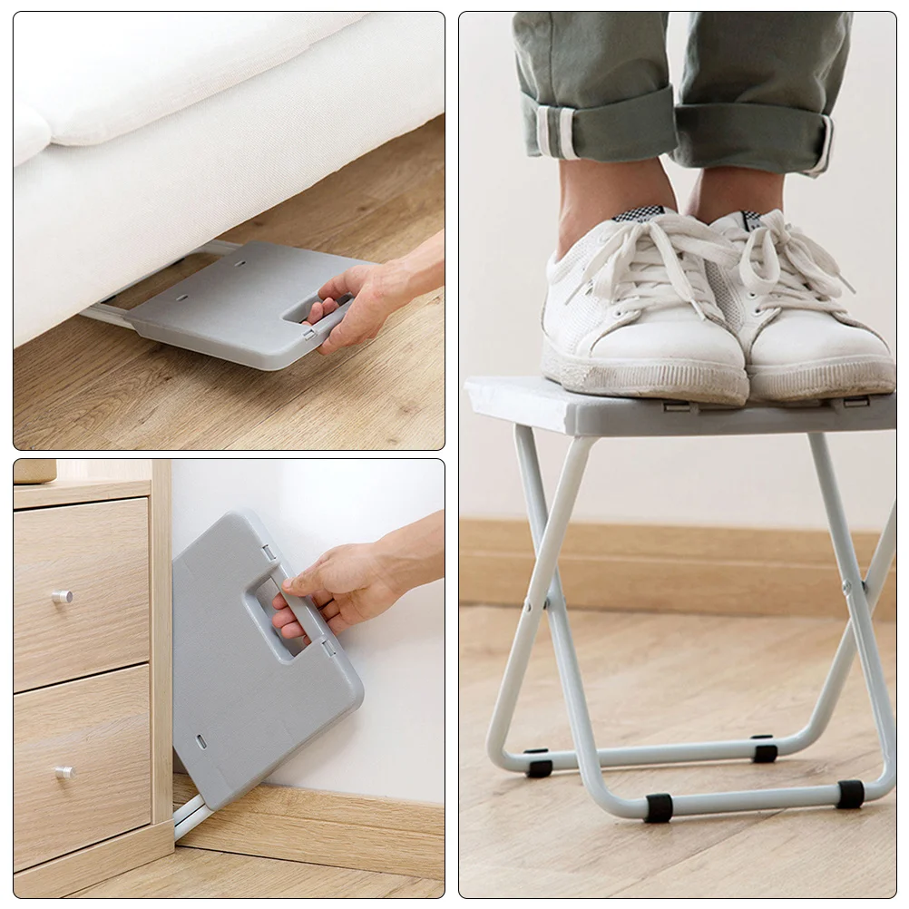 1 قطعة مقعد قابل للطي للاستخدام في الهواء الطلق قوي عدم الانزلاق المحمولة التخييم التنزه الصيد السفر حديقة كرسي مقعد بلاستيكي #2