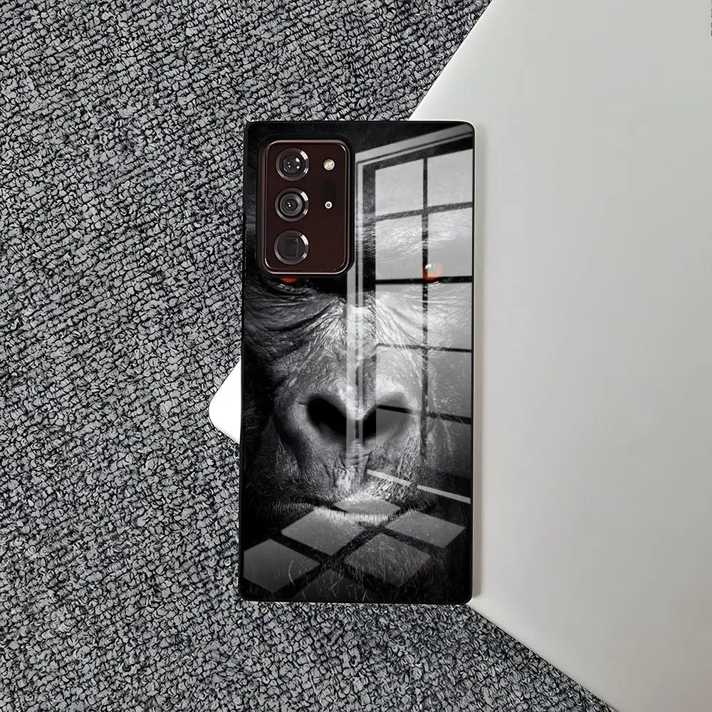 Cool Horror Gorilla Phone Case  new 2024 hot for Samsung s 24 ultra plus 23 22 21 20 a 34 54 53 note20 m 54 glass water proof co