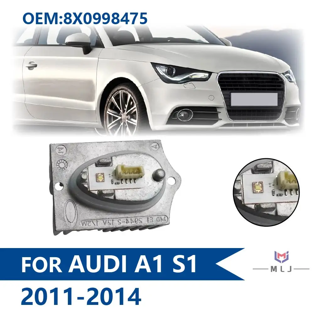

8X0998475 8X0 998 475 For Audi A1 S1 2011-2014 LED Headlight White Angel Eye Ballast Module Light Source Module Car Accessories
