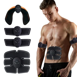 Wireless EMS ABS Abdominal Muscle Trainer Hip Trainer Abdominal ABS Massage Shaping Patch Unisex Muscle Stimulator