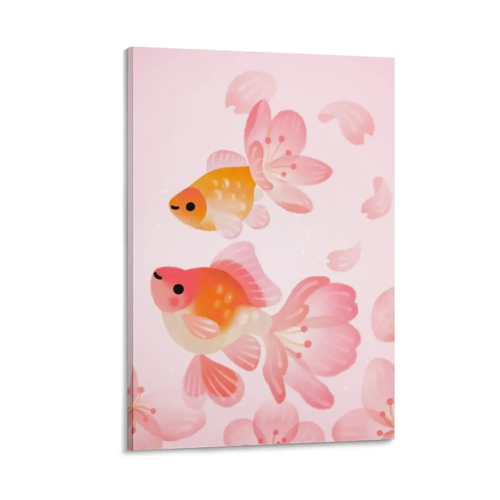 

Cherry blossom goldfish 1 Canvas Painting bedroom decoration home decorations and organization art Home decoration
