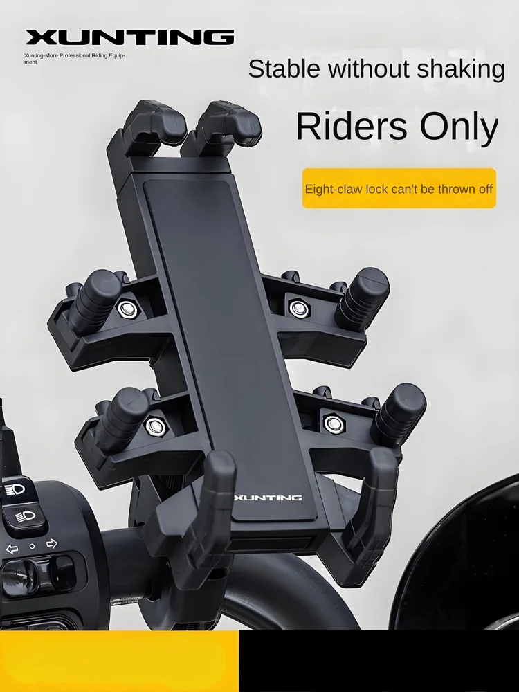 AliExpress Other 1pc 2 - Style Bike Phone Mount, 360° Rotate, 5.7 - 7.2" Fit, 1 - Hand Release, Shockproof, Universal E - Scooters/Bikes 