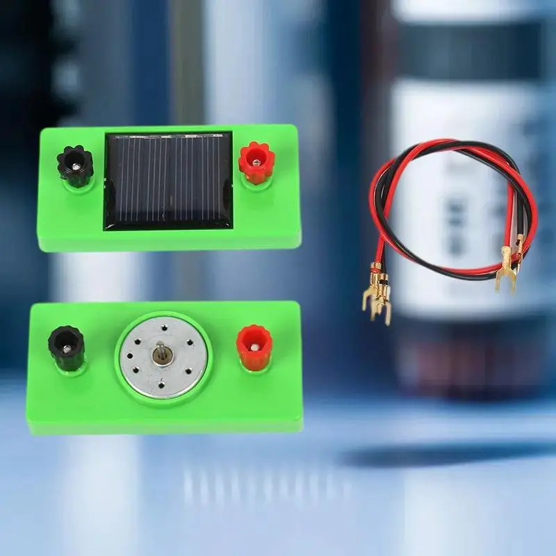 Zestaw zabawek z panelem słonecznym dla dzieci; Podstawowe nauki o obwodach elektrycznych; Innowacyjne narzędzie do nauczania fizyki