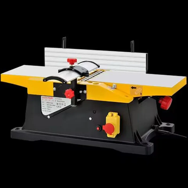 

Woodworking Planer Desktop 220V Electric Planer Multi-Functional Household Power Tools Small Planer Heavy Duty Plane 6 Inch