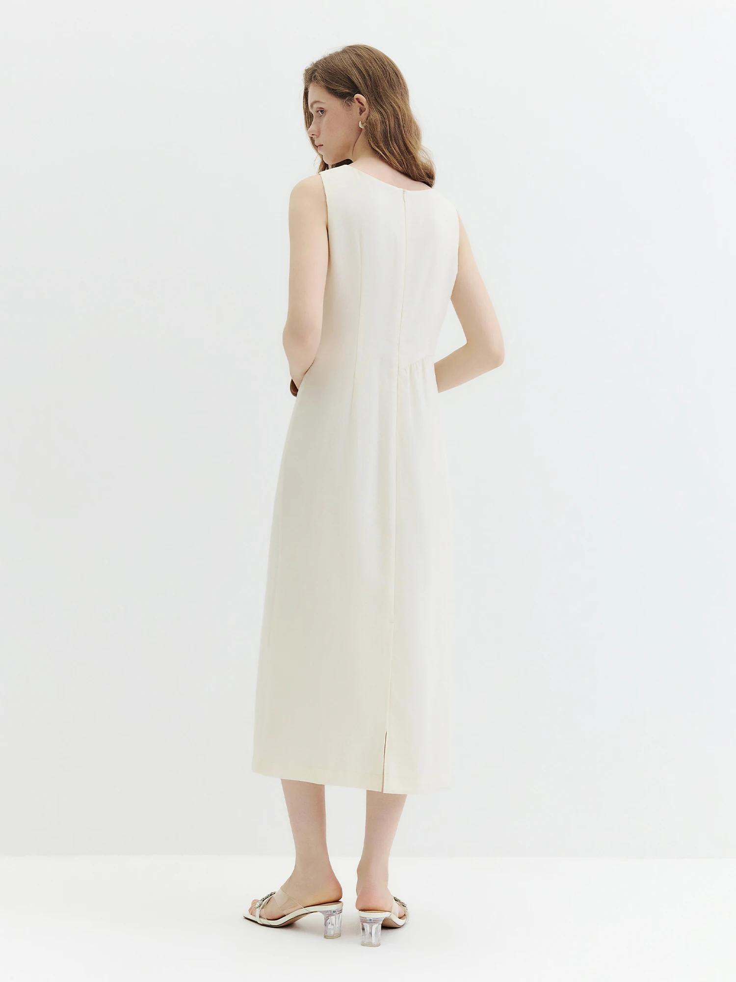 FSLE 2026 Abito Midi Estivo da - Linen Fabric Natural recensione e prezzo