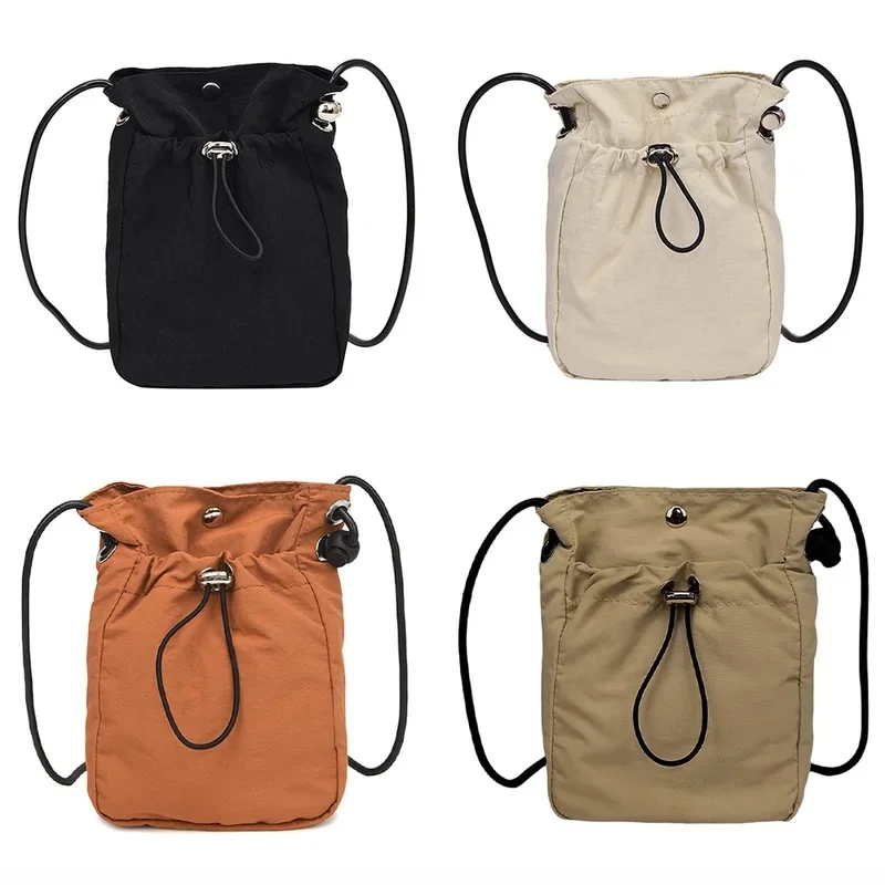 Nylon Crossbody Bag Soft Mini Phone Wallet Multifunctional Square Shoulder Bag Crossbody Purse Canvas Purse Messenger Bag - view 2