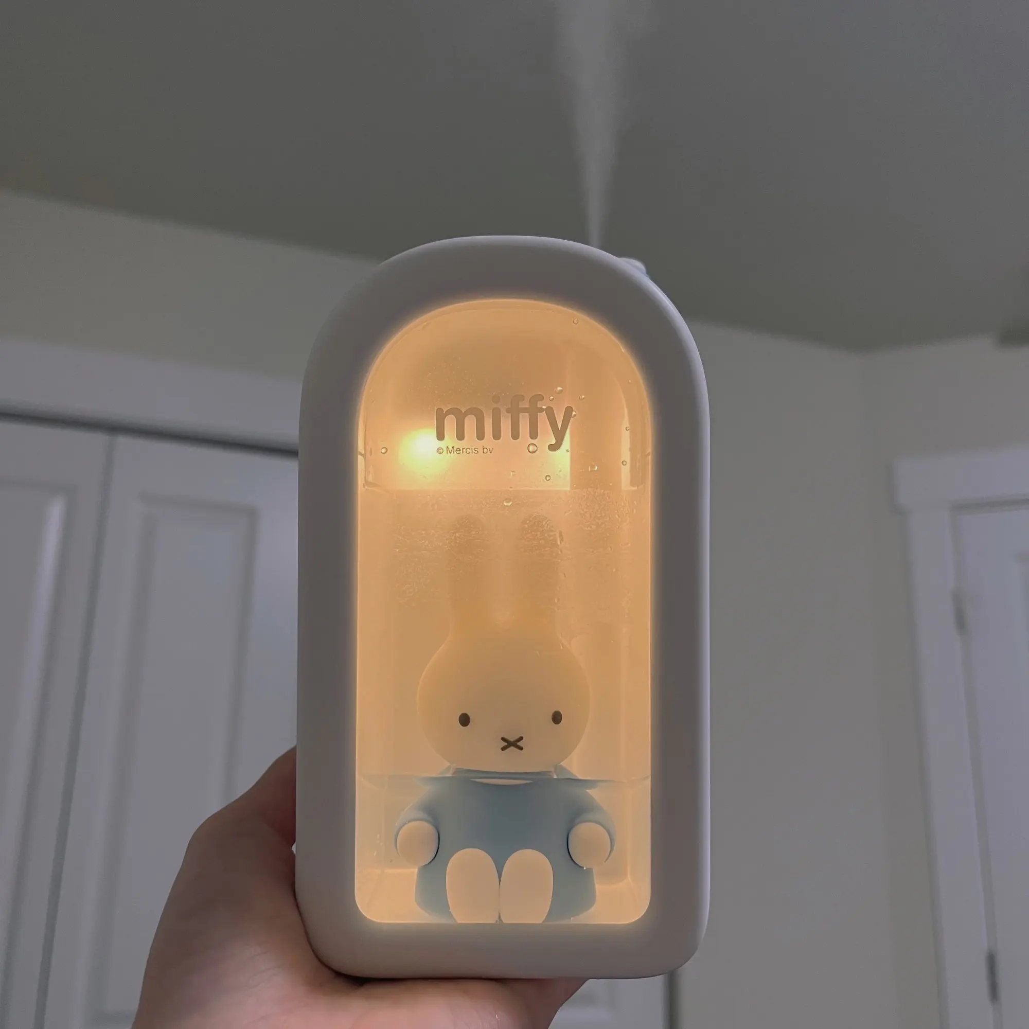 Miffy X MIPOW 380ML, humidificateur d'air à brume fraîche mignon avec veilleuse USB, humidificateur d'air Portable pour chambre à coucher, cadeaux pour la maison