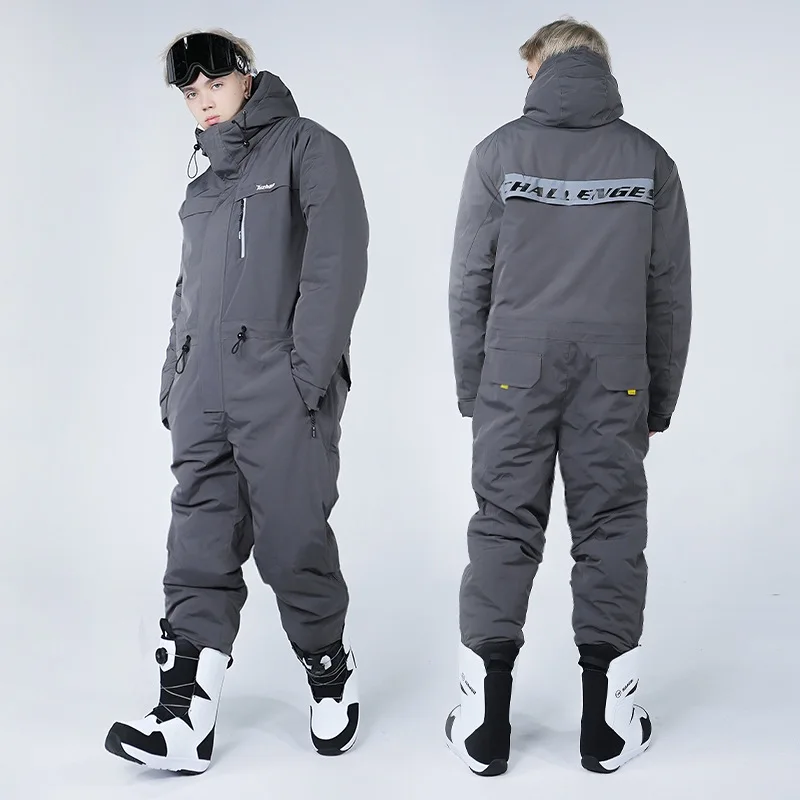 

Outdoor Jumpsuit Ski Suit Ski Suit For Snowboard Snow Suit Men Women Waterproof Windproof Coldproof Thickened Warm Sport Skiing