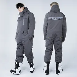 Combinaison de ski d'extérieur pour homme et femme, imperméable, coupe-vent, résistante au froid, épaissie, chaude, sport, ski, 506