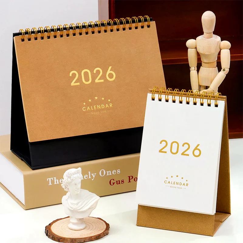 2026 Desk Calendar Annual To Do List Monthly Daily Planner Time Management Book